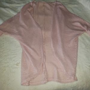 Baby pink cardigan